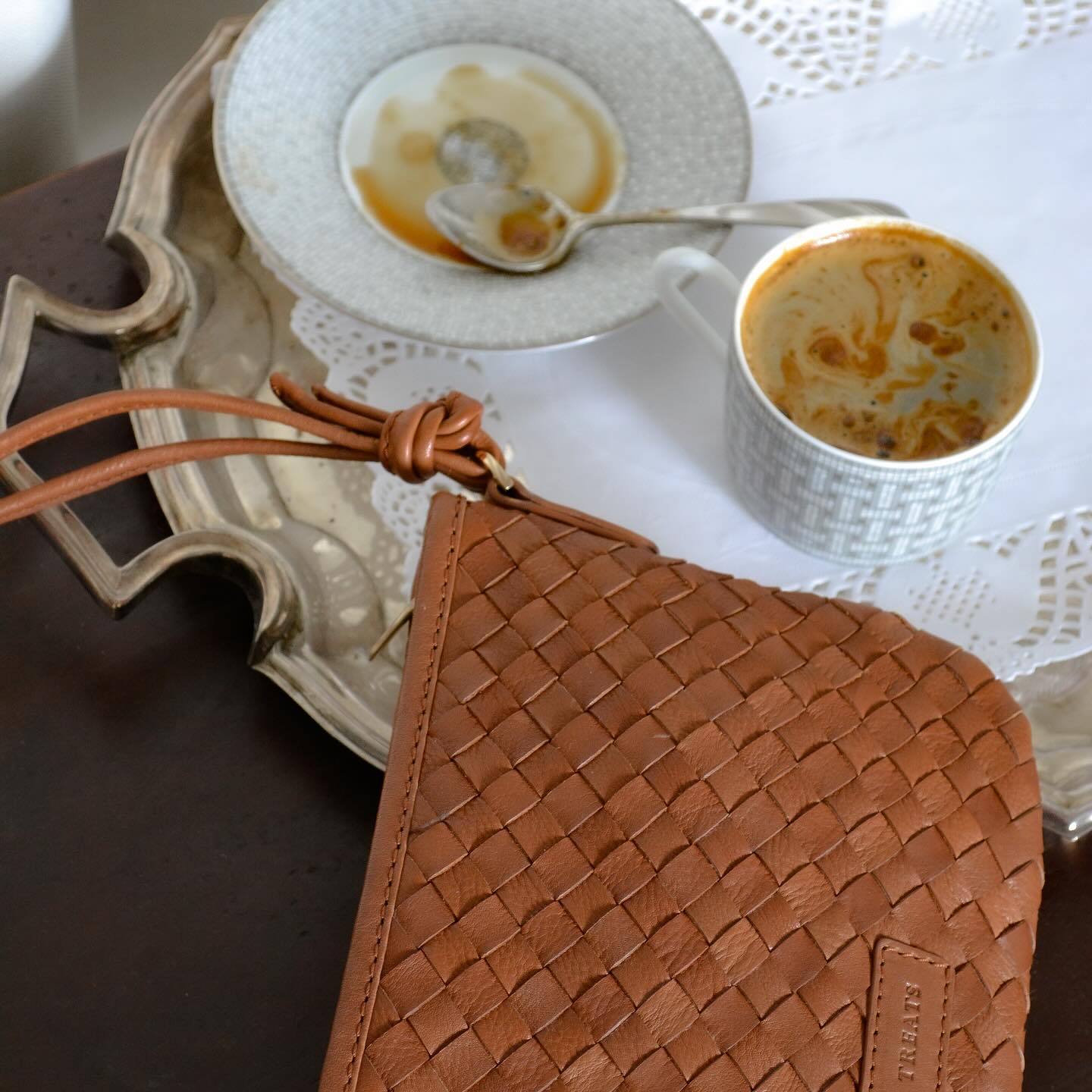 Treats Brenda Small Crossbody Cognac