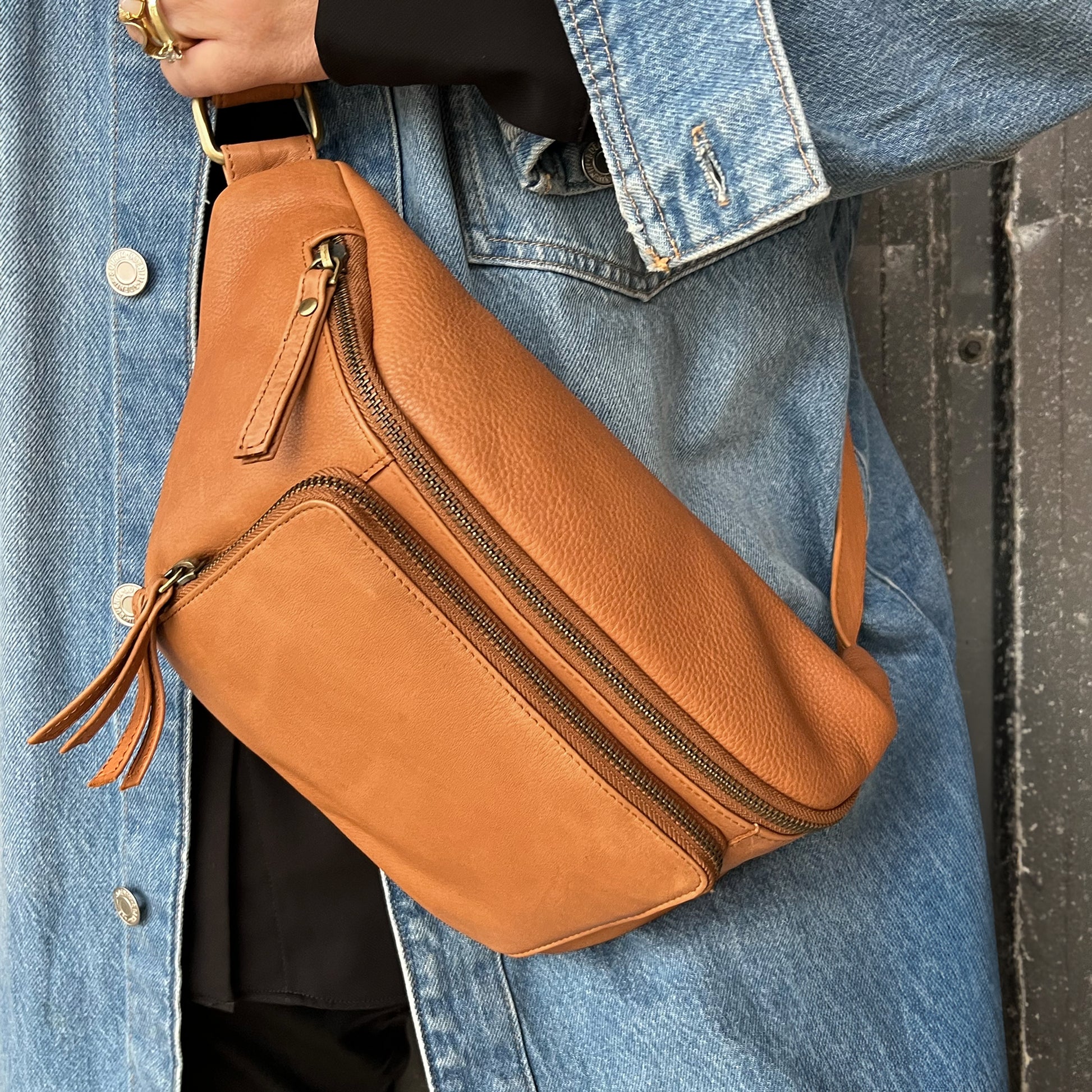 Treats Fanni Bags Cognac