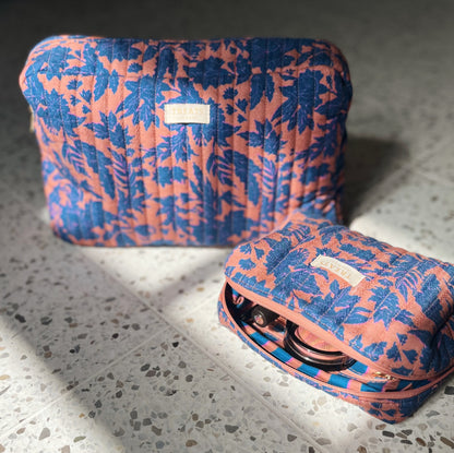 Treats Janne Toiletbags Blue Floral