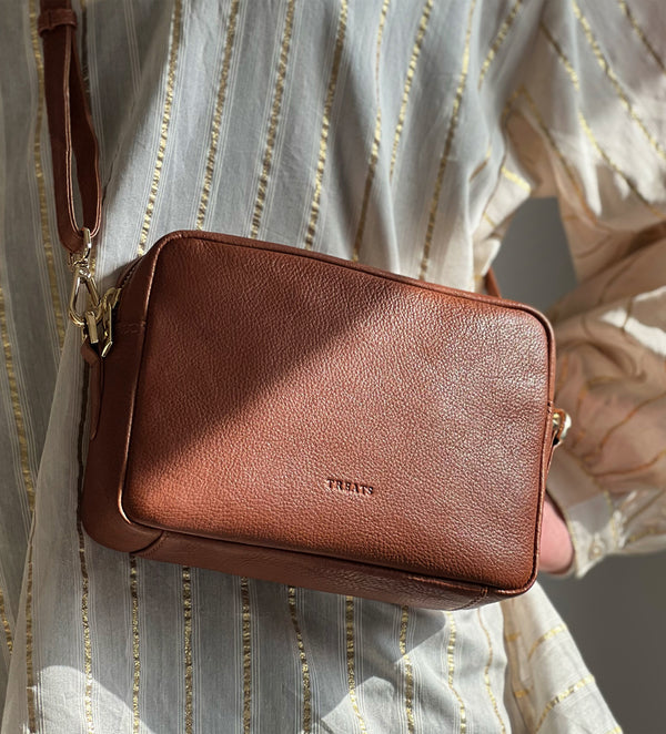 Treats Jasmin Bags Cognac