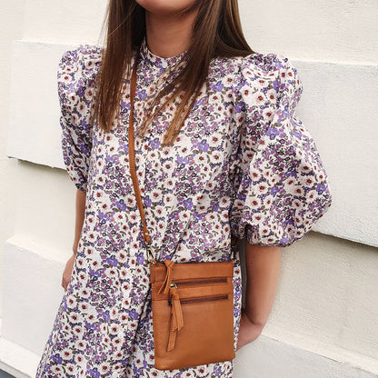 Treats Rosa Small Crossbody Cognac